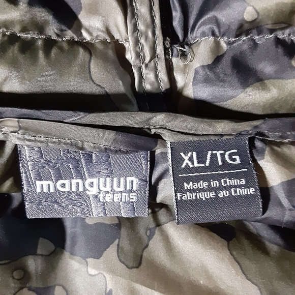 Manguun teens Camo Packpuff Down Jacket - Picture 10 of 10